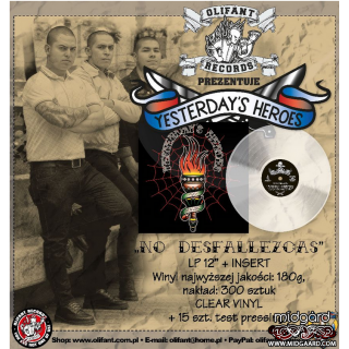 Yesterdays Heroes - No Desfallezcas Vinyl