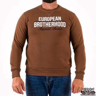 EBC4 Sweatshirt - New Imperial Brand – Brown / White & Black