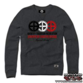 EBC1 Sweatshirt Identity Tradition Revolution – Grey Melange