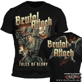 T-186 Brutal Attack - Tales of Glory (black)