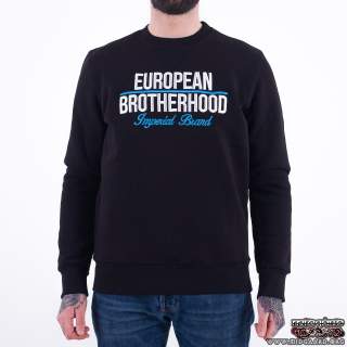 EBC4 Sweatshirt New Imperial brand Black/Sky Blue