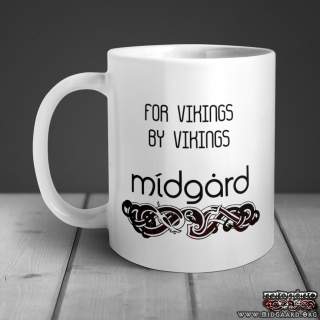 Coffee cup - Midgård for vikings, by vikings