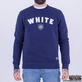 EBC10 White - Navy (sweatshirt)