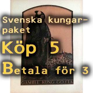 Affischpaket - Svenska kungar