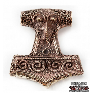 Big Thors Hammer Bronze 4 cm - atb28