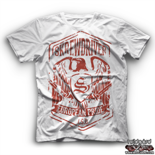 T-256 Skrewdriver - European pride (white)