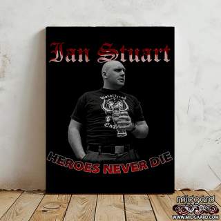 Canvas Ian Stuart - Heroes never die