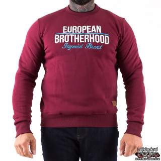 EBC4 Sweatshirt - New Imperial Brand – Burgundy / Sky